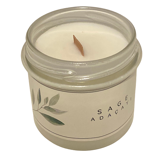 Adaçayı Soya Mumu (130 ml) - 2