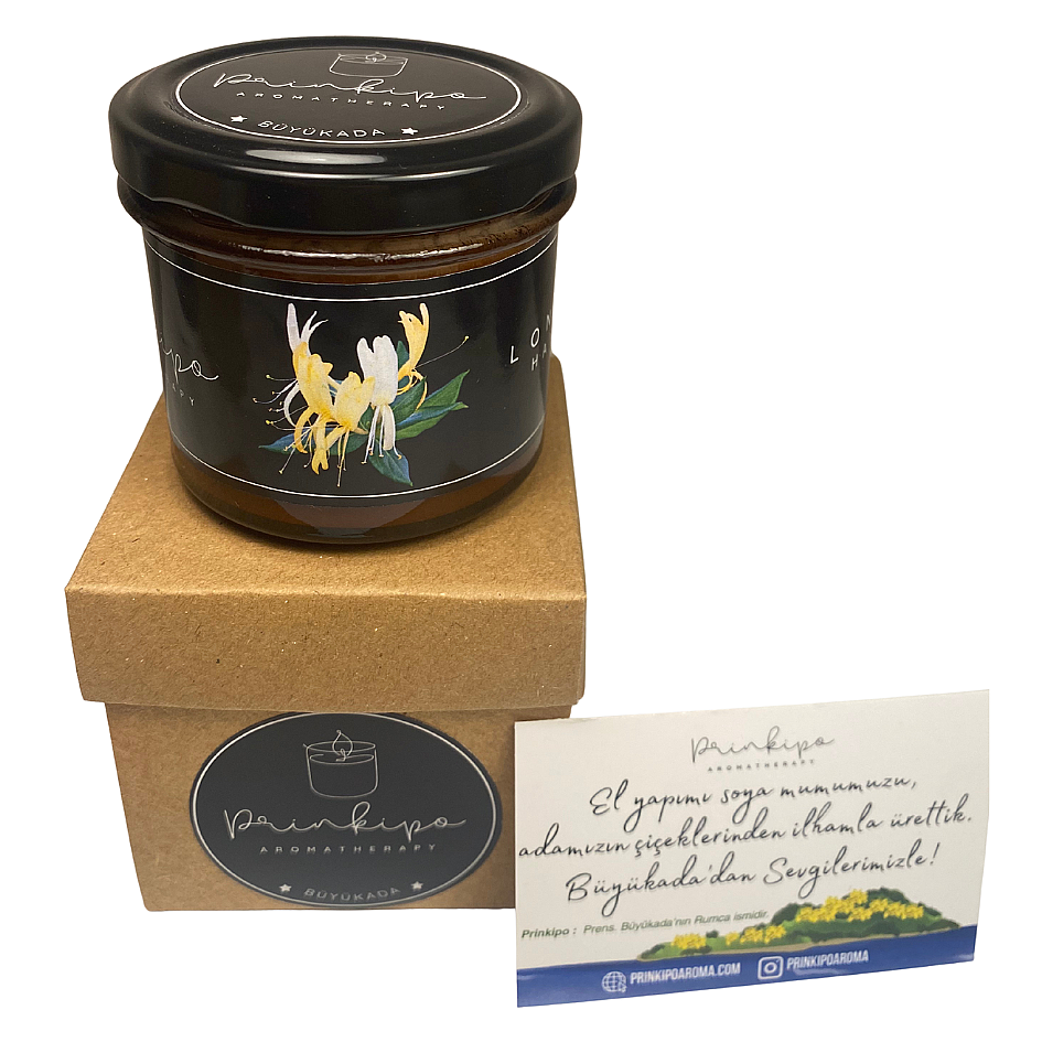 Hanımeli Kokulu Soya Mumu (130 ml) - 1
