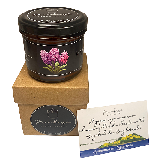 Sümbül Kokulu Soya Mumu (130 ml)